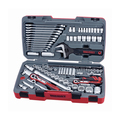 Teng Tools TM127 - 127 Piece 1/4”, 3/8” and 1/2” Drive Socket Set Met TM127